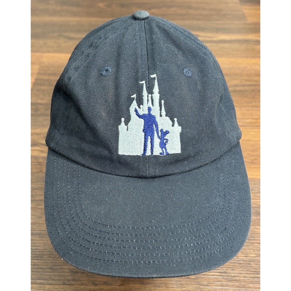 Disney Parks Cinderella Castle Micky & Walt Disney Baseball Cap Hat For Adults